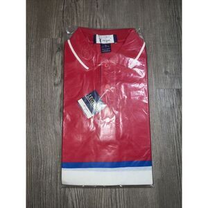NWT Men's Legends by Hogan‎ Hardees Golf Classic Golf Polo Shirt Red Size M